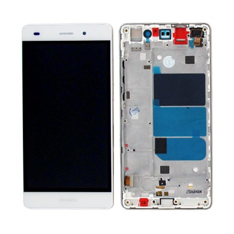 LCD DISPLAY + TOUCH + FRAME COMPATIBILE HUAWEI P8 LITE ALE-L21 WHITE