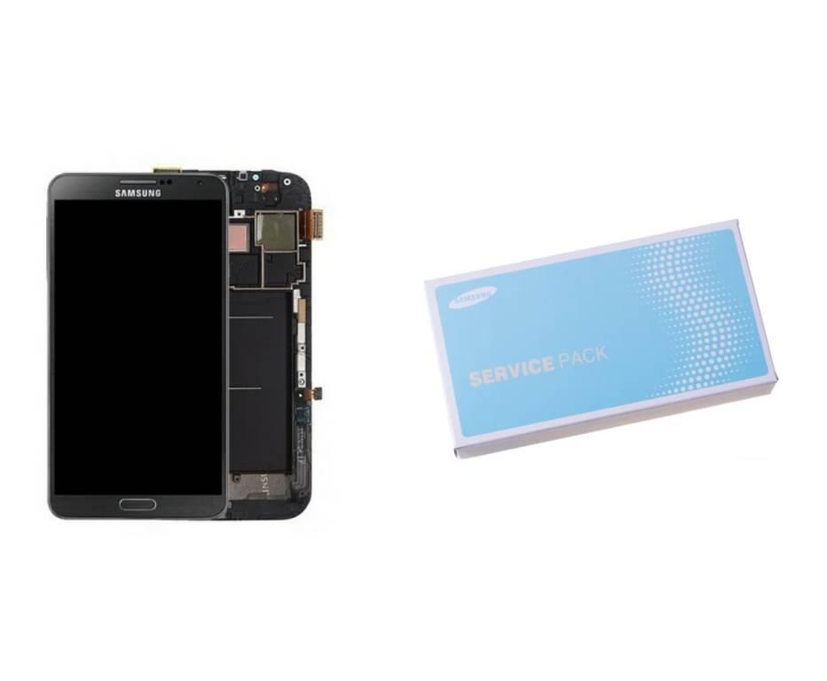 LCD DISPLAY + TOUCH SCREEN ORIGINALE SERVICE PACK SAMSUNG GALAXY NOTE 3 SM-N9005 BLACK