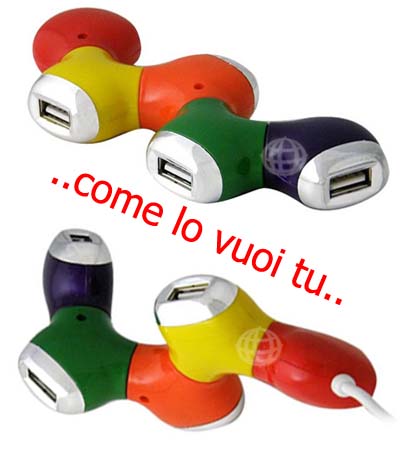 HUB USB 5 PORTE GENERICO HUB USB 5 PORTE PASSIVO