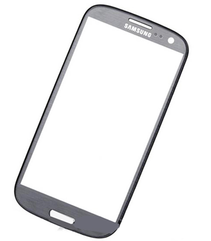 VETRINO GLASS  SAMSUNG  GT-I9300 S3 GREY