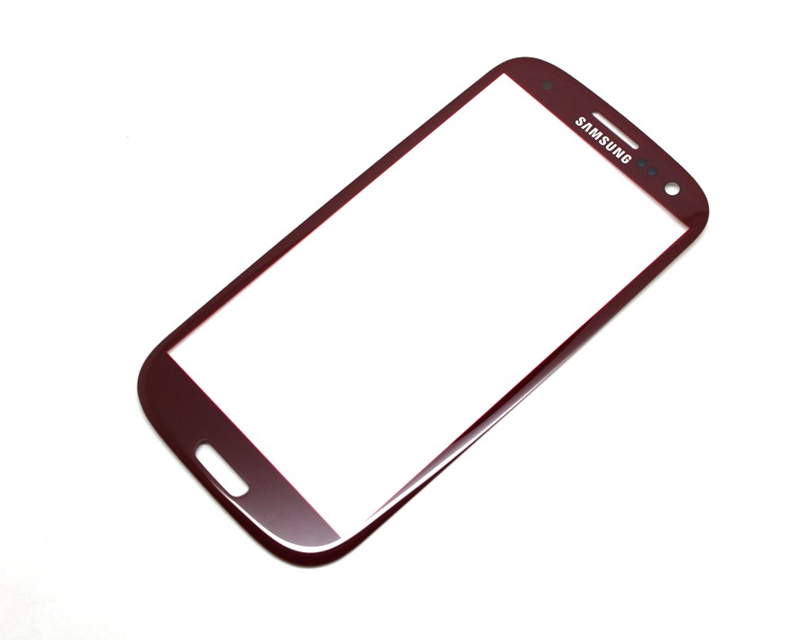 VETRINO GLASS  SAMSUNG  GT-I9300  S3 RED