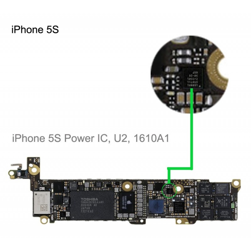 CHIP INTEGRATO U2 1610A1 COMPATIBILE APPLE IPHONE 5C