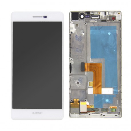 LCD DISPLAY + TOUCH COMPATIBILE HUAWEI ASCEND P7 WHITE