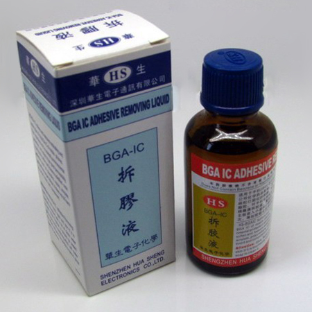 BGA IC LIQUIDO PER RIMOZIONE COLLA EPOSSIDICA 30ML GENERICO UNIVERSALE