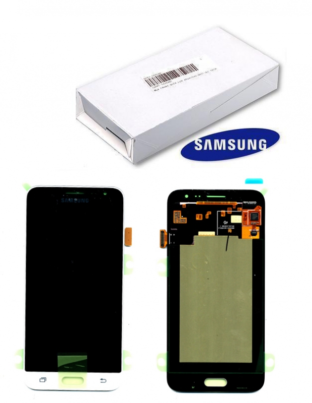 LCD DISPLAY + TOUCH SCREEN ORIGINALE SERVICE PACK SAMSUNG GALAXY J3 (2016) SM-J320F WHITE