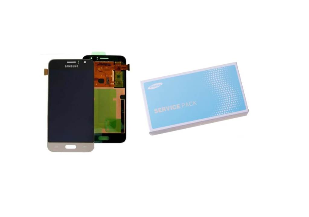LCD DISPLAY + TOUCH ORIGINALE SERVICE PACK SAMSUNG GALAXY J1 (2016) SM-J120F GOLD